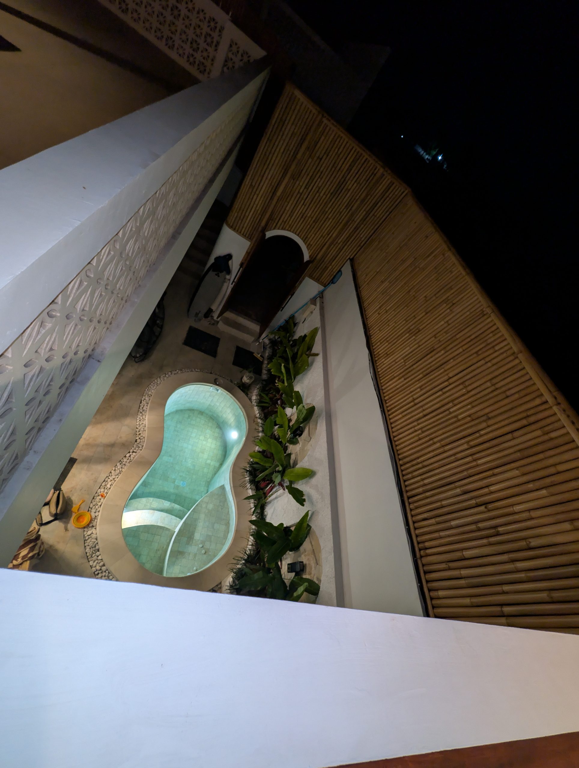Sunset Plunge Pool Twilight